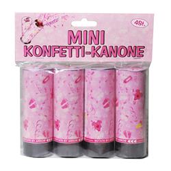 Barnedåb & Baby - Mini Konfetti kanon Rosa