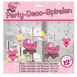 Barnedåb & Baby - Party Dekoration Baby Girl